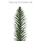 3ft. Pre-Lit Alpine Pencil Artificial Christmas Tree, Clear Lights